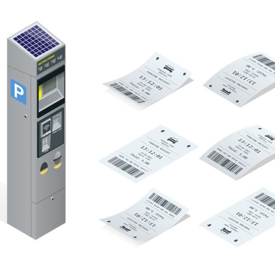 ticket estacionamento